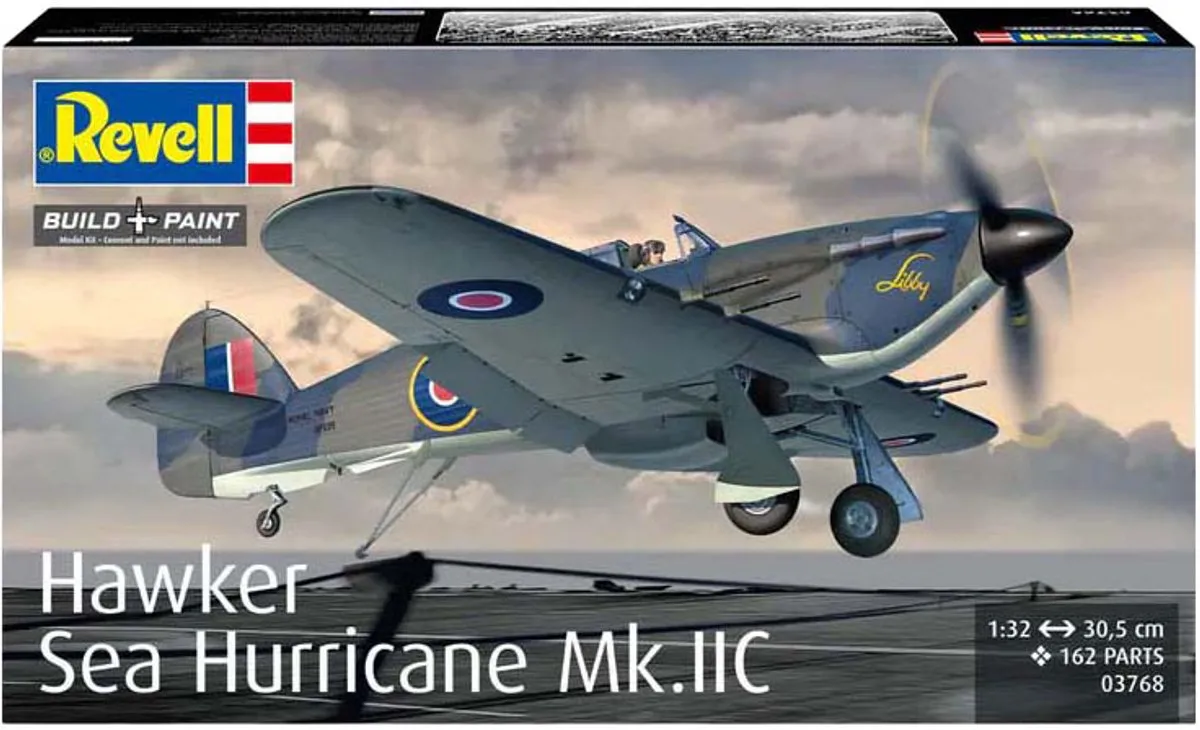 Revell Hawker Sea Hurricane Mk IIc Modelbouwpakket 1:32 - 162 Onderdelen