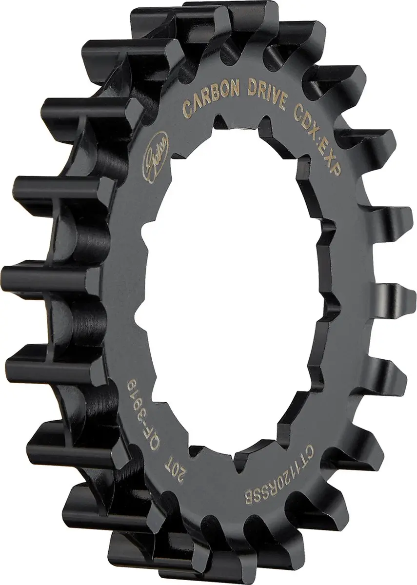 Gates CDX achtertandwiel20 tands Rohloff Splined Expedition, ZWART