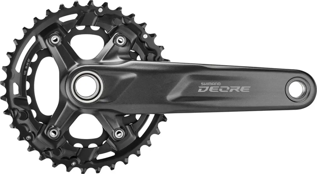 Shimano Deore M4100 Hollowtech II Cranks - 175mm - 36/26T - Zwart