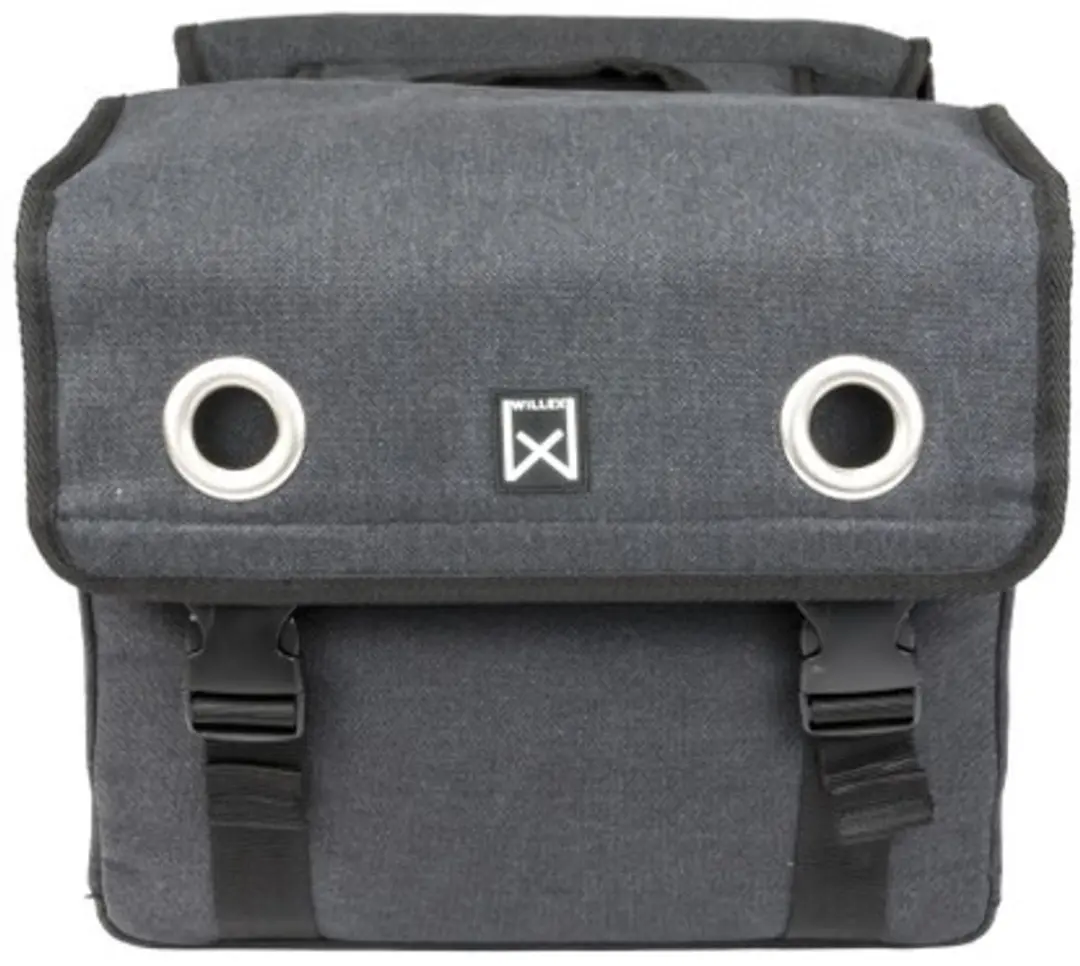 Willex Dubbele Fietstas 30L - Zwart