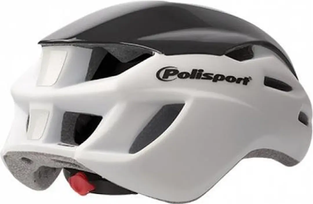 Polisport Aero Road Helm L 58-61cm - Mat Wit/Grijs - afbeelding 2 van 5