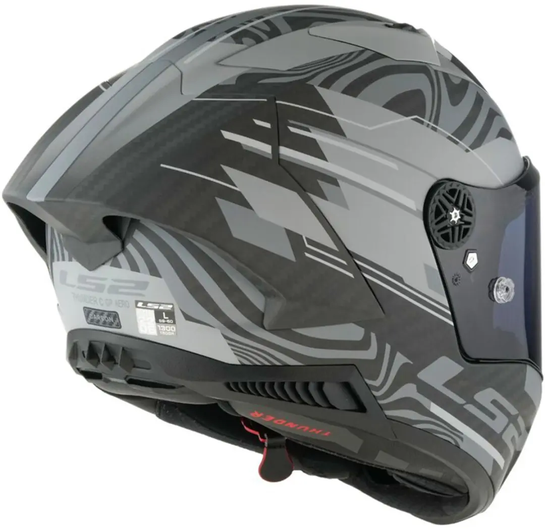 LS2 FF805 Thunder GP Aero Polar Helm - XXL