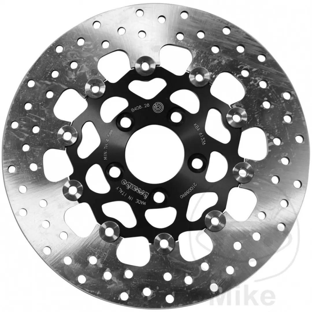 Brembo Oro 78b40828 Zwevende Remschijf 320mm - Zilver