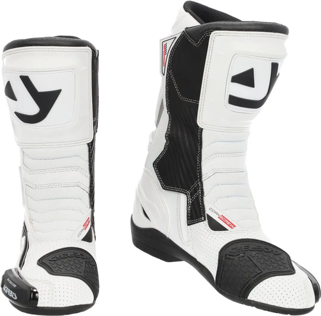 Acerbis Corkscrew Witte Laarzen