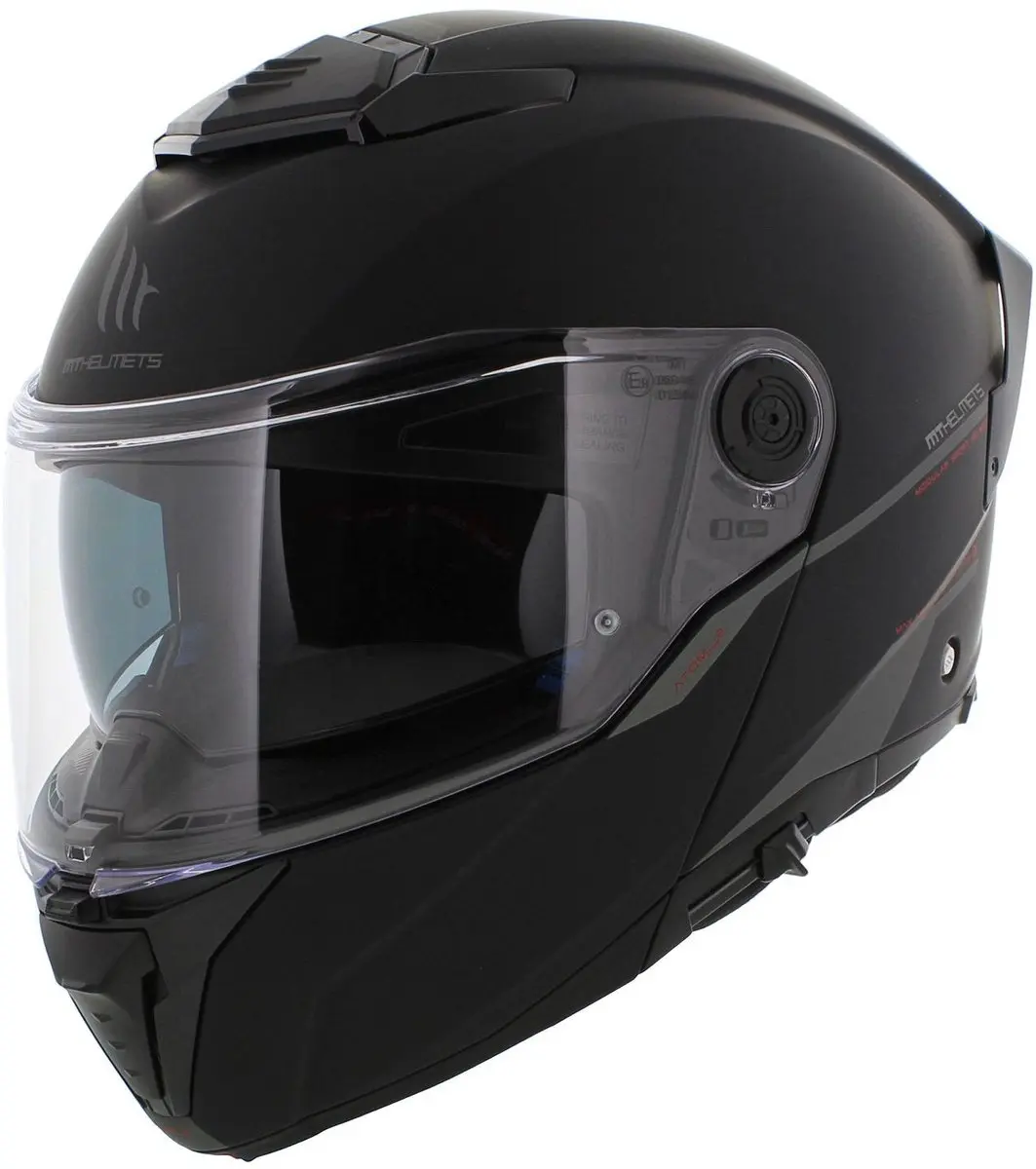 MT Systeemhelm Atom II mat zwart Maat XL