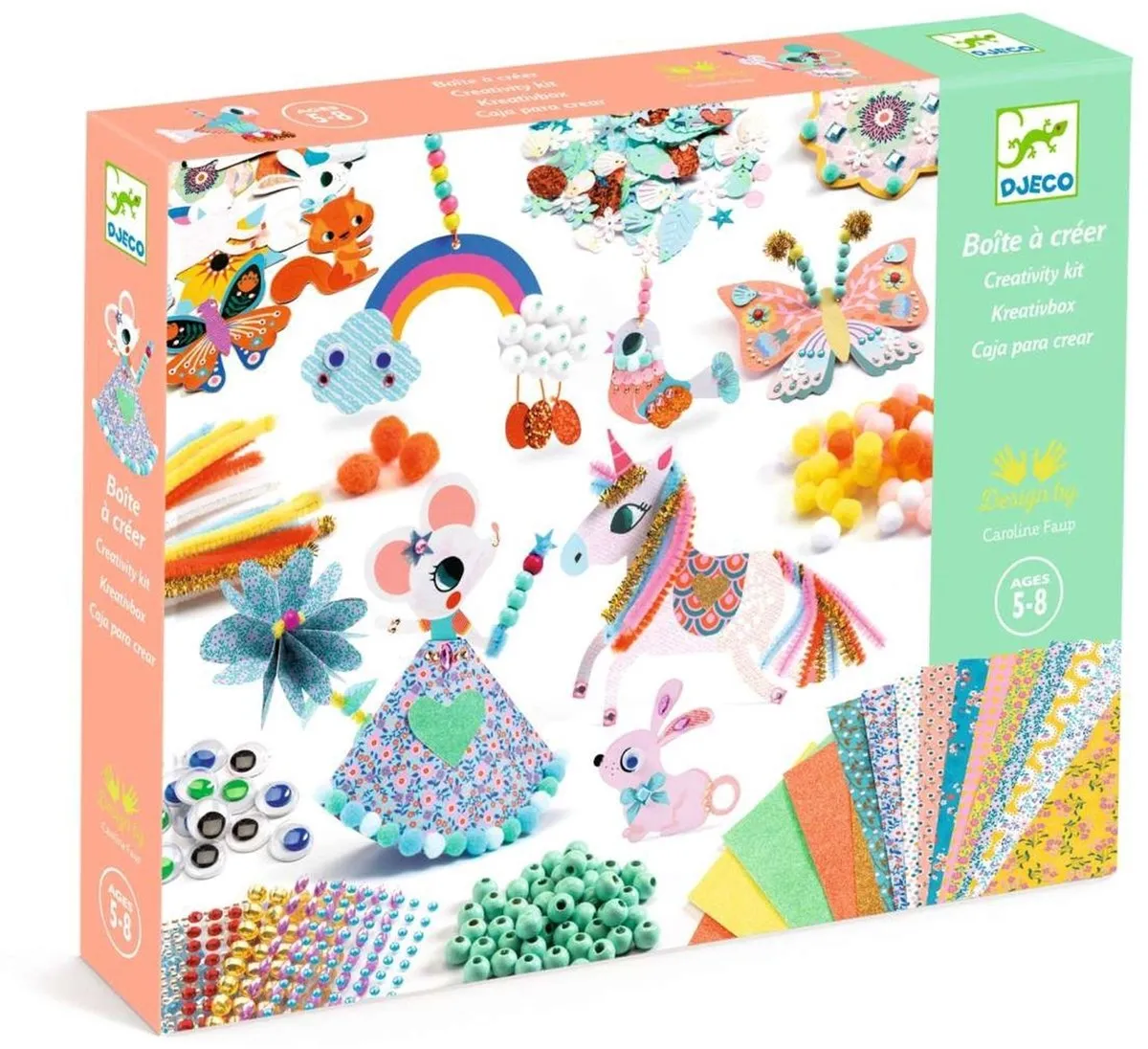 Djeco Creativity Kit Knutseldoos - Meerkleurig
