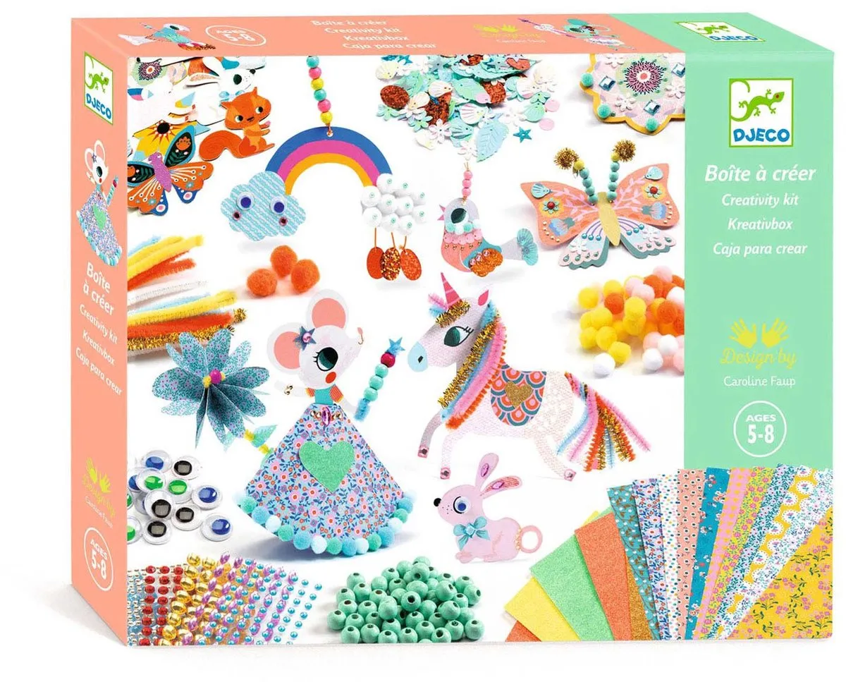 Djeco Creativity Kit Knutseldoos - Meerkleurig - afbeelding 6 van 6