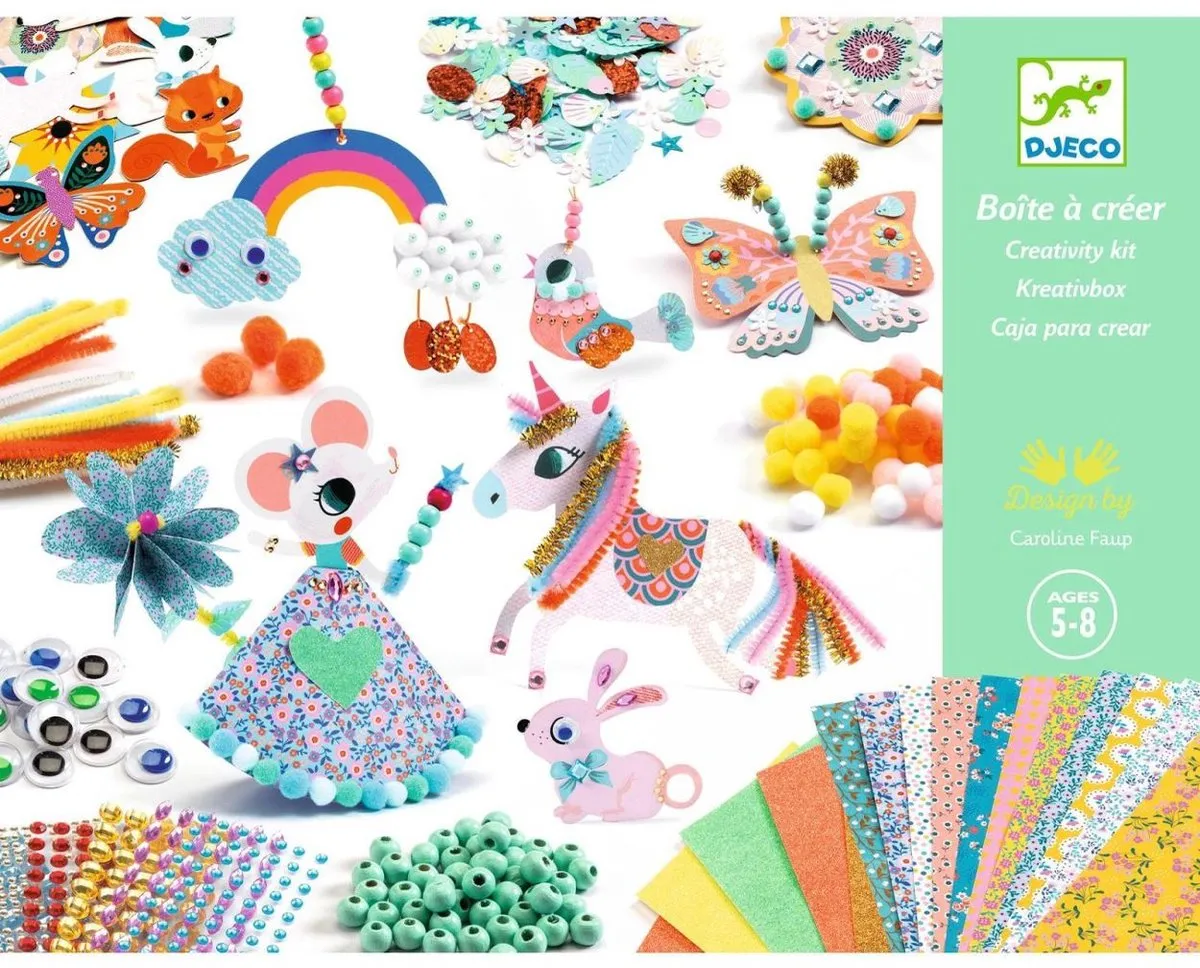 Djeco Creativity Kit Knutseldoos - Meerkleurig