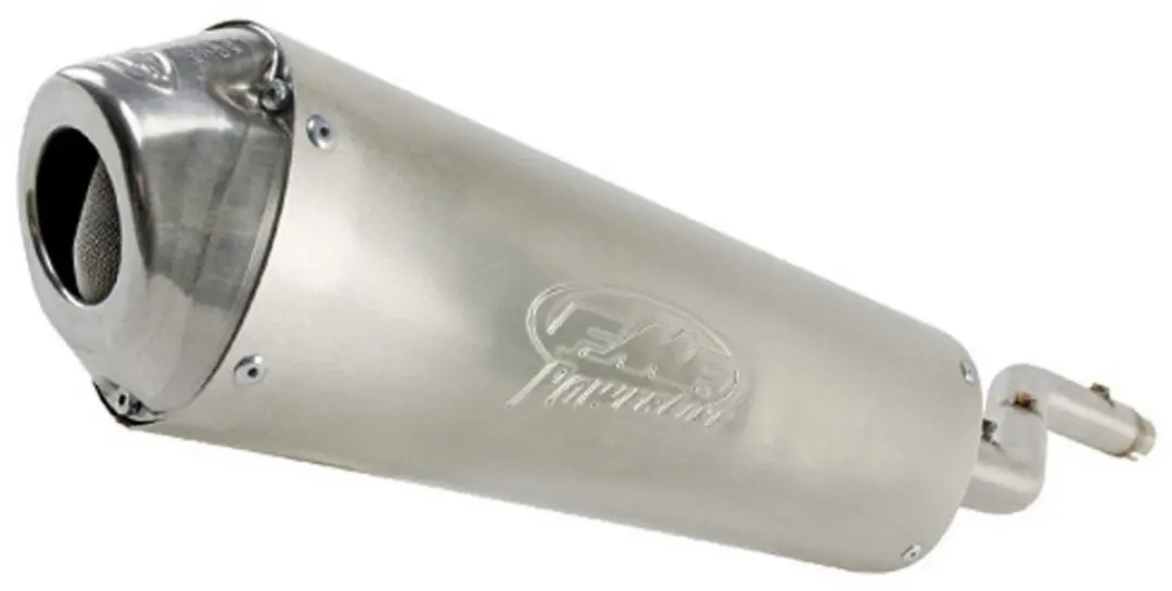Fmf Powerline Yamaha Rhino 700 08-10 Niet Gehomologeerde Demper Zilver Not Homol