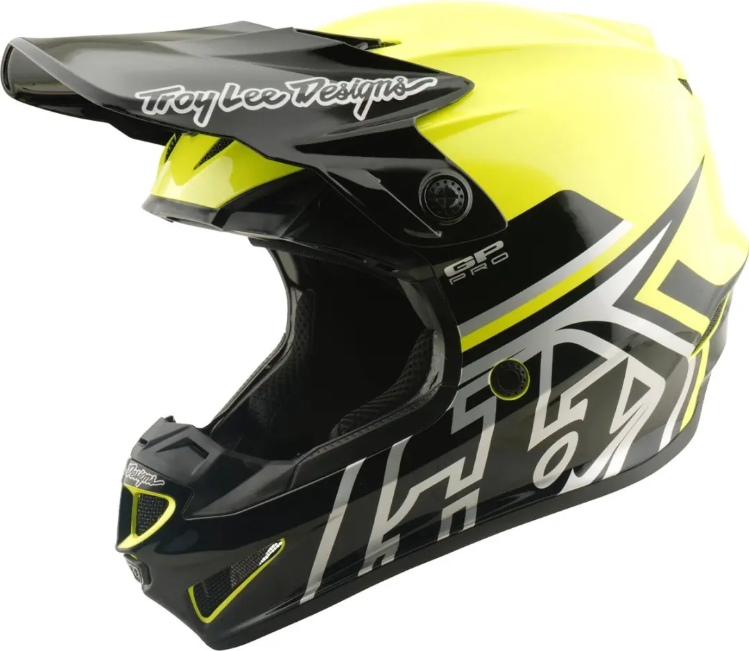 Troy Lee Designs GP Pro MIPS Mono Neon Jeugd motocrosshelm -