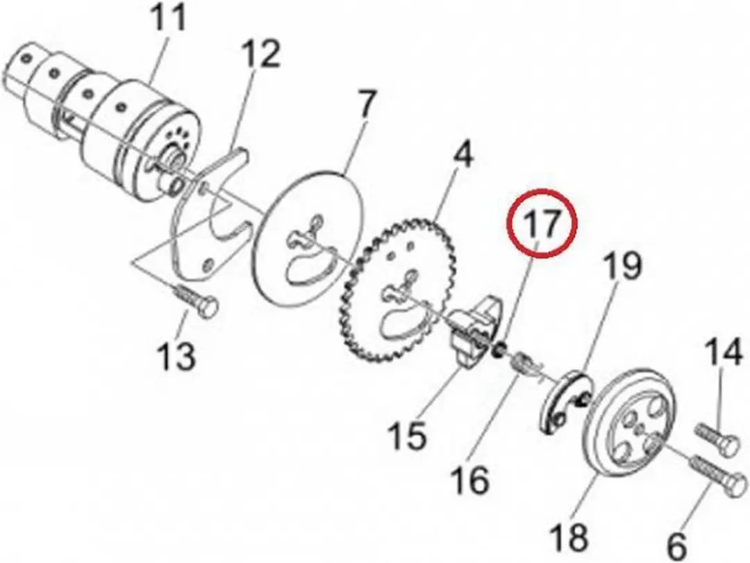 originele motorafdichting voor aprilia 200 atlantic scooter 2003 tot 2005 487833