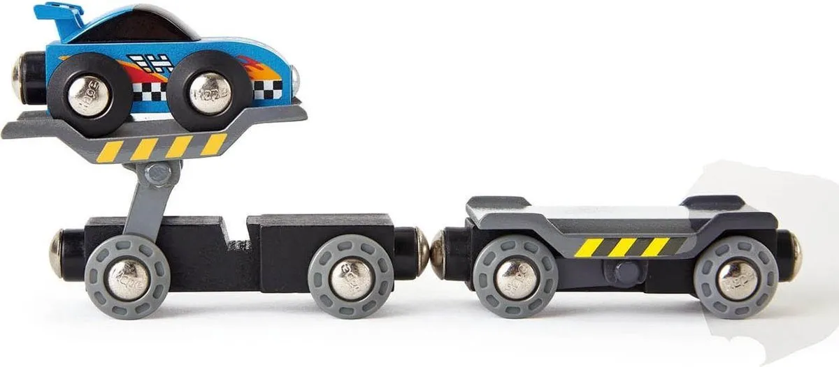 Hape Rennstrecken-Station - 34 Onderdelen - Veelkleurig - afbeelding 6 van 6