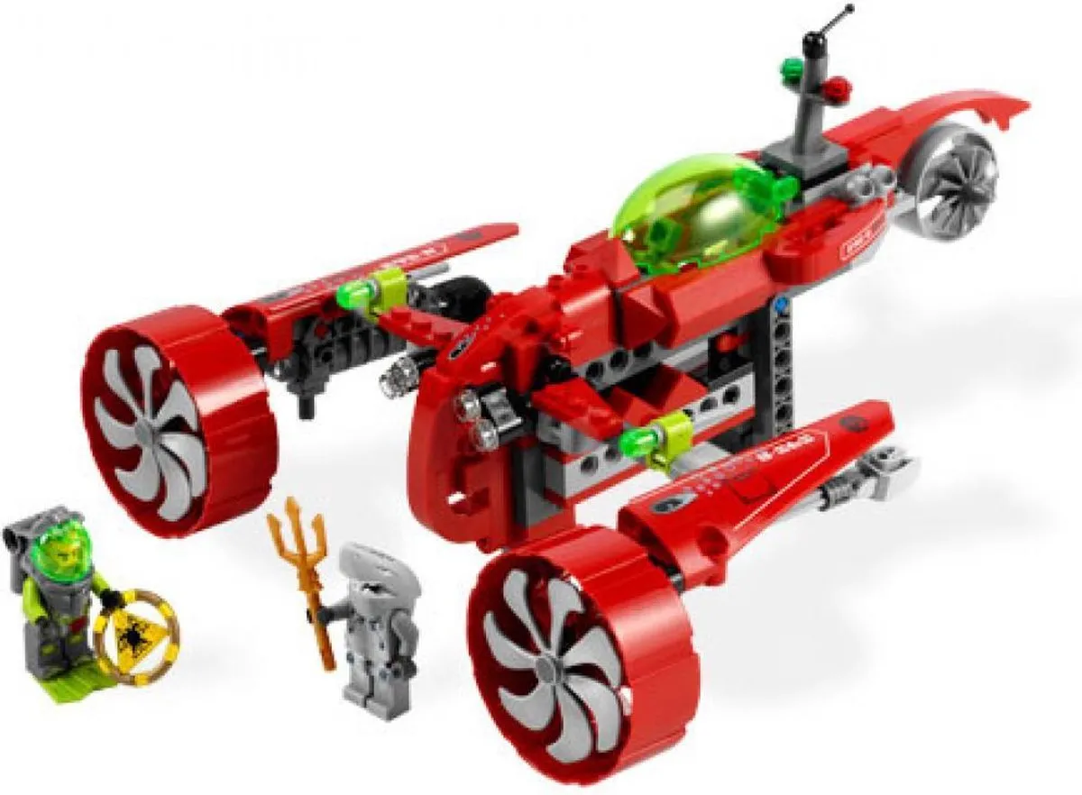 LEGO Atlantis Typhoon Turbo Onderzeeër 8060 - 197 Stukken