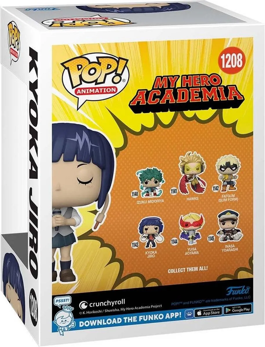Funko Pop! My Hero Academia Kyoka Jiro #1208 - Size M