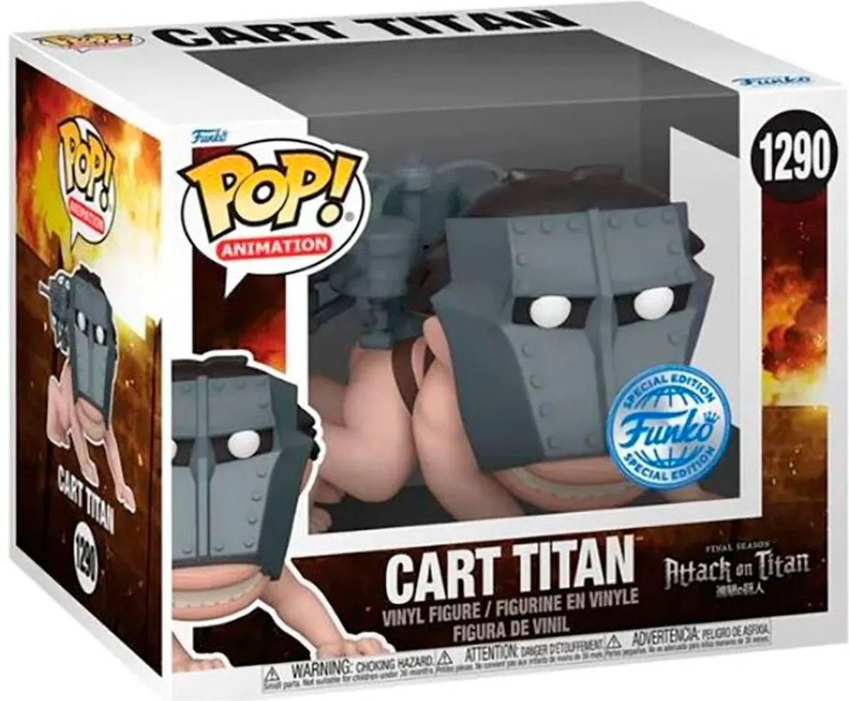Funko Pop! Attack on Titan Cart Titan 6" #1290 - Multi