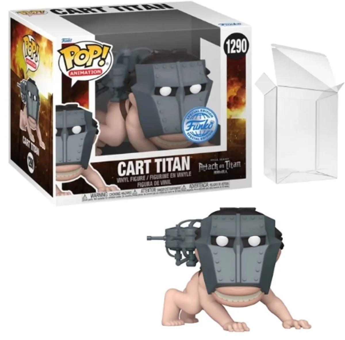 Funko Pop! Attack on Titan Cart Titan 6" #1290 - Multi