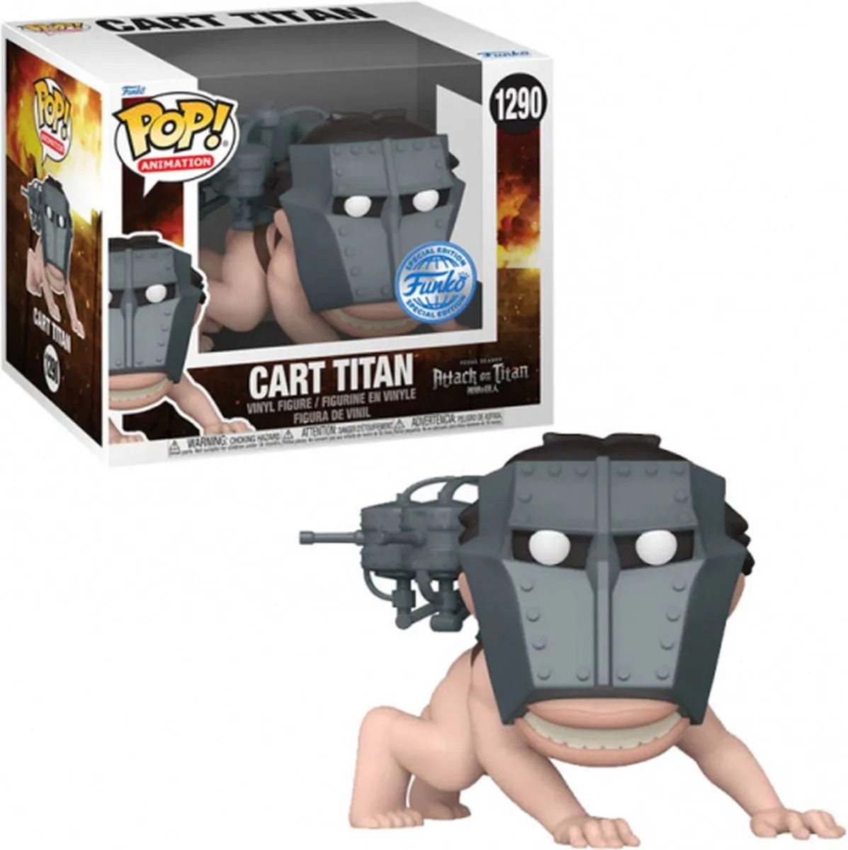 Funko Pop! Attack on Titan Cart Titan 6" #1290
