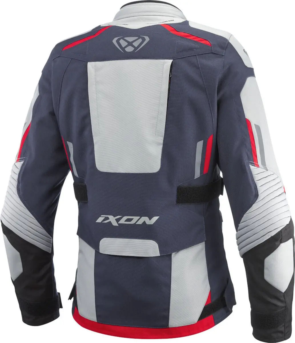 IXON Midgard Lady Grege Motorjas - Marineblauw/Zwart - Maat M