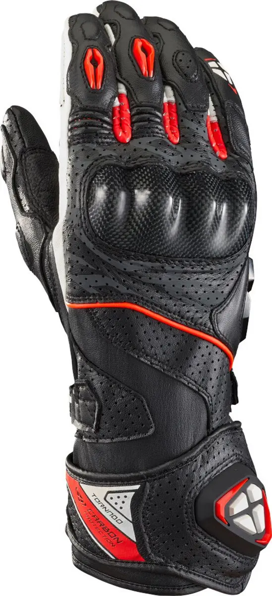 IXON Tornado Air Handschoenen L - Zwart/Rood/Wit