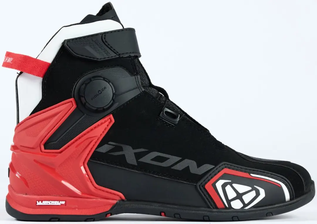 IXON Bull 2 WP Motorschoenen - Laars 44 - Zwart/Wit/Rood