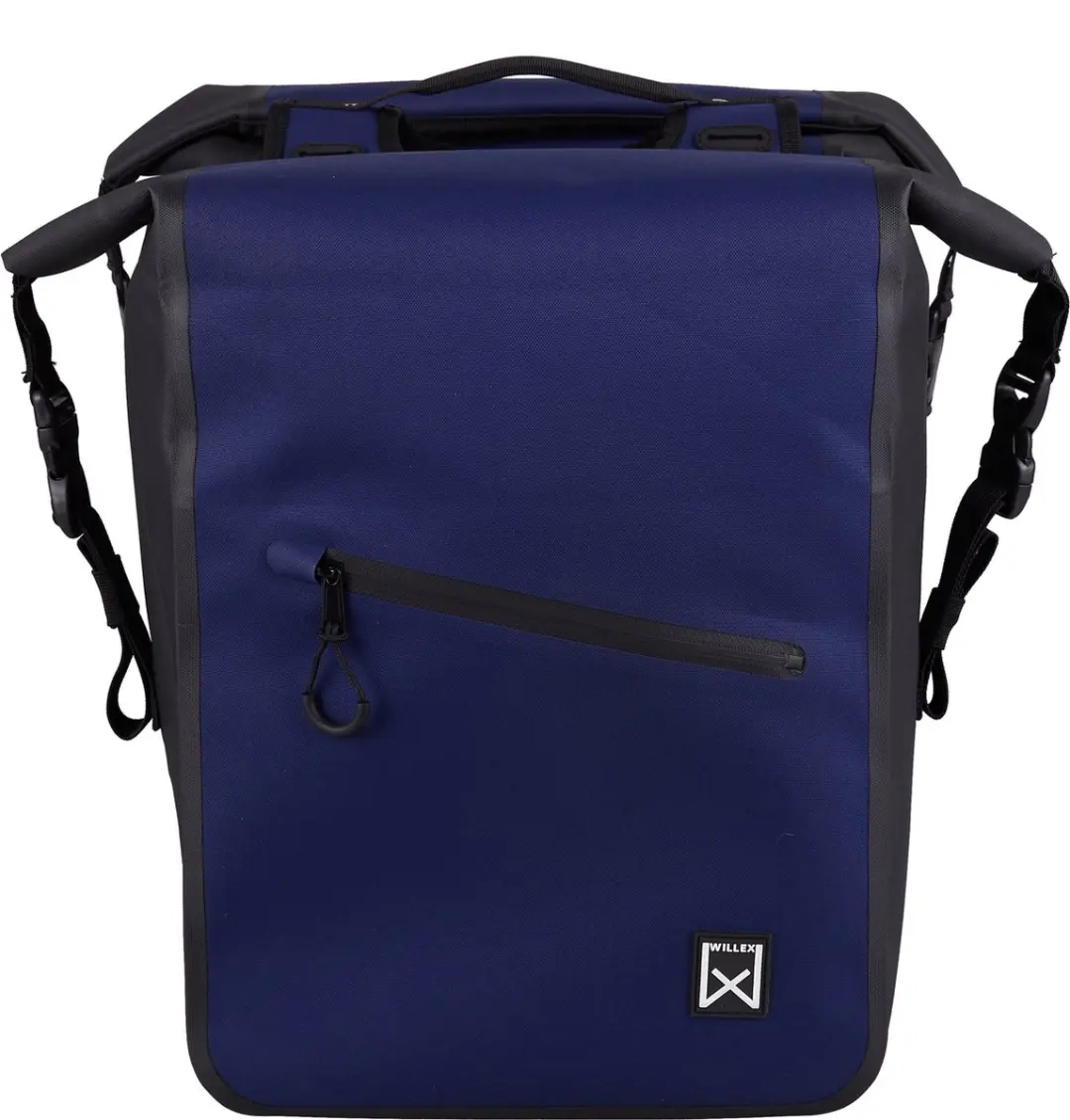 Willex Combi Dubbele Fietstas 54L - Blauw