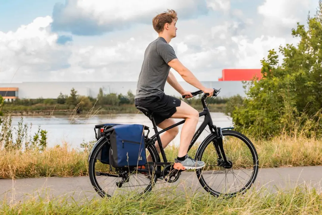 Willex Combi Dubbele Fietstas 54L - Blauw