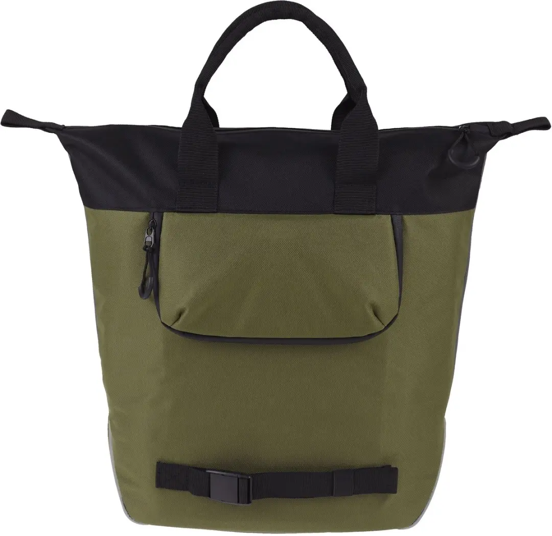 Willex Daily Shopper Fietstas 21L - Zwart/Groen