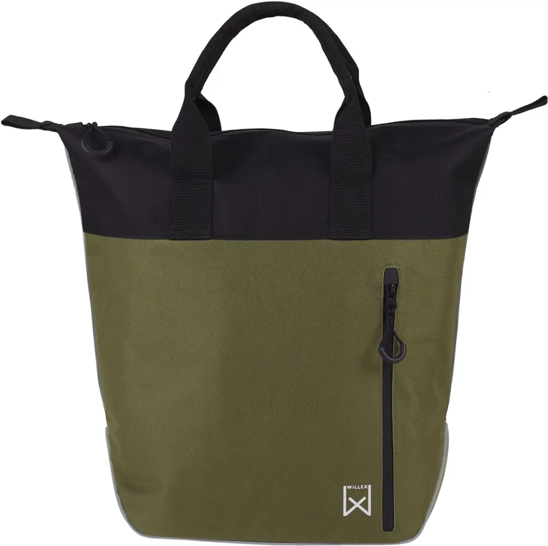 Willex Daily Shopper Fietstas 21L - Zwart/Groen