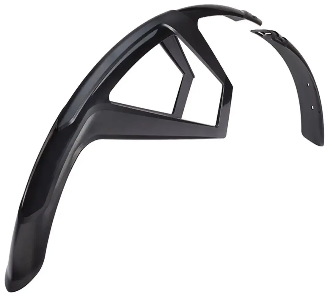 Polisport G-Mud 50mm Spatbordset 28cm - Zwart