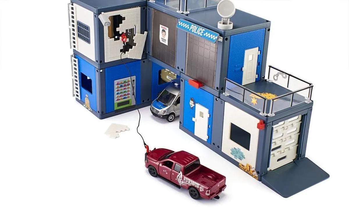 SIKU 5510 Modulair Politiebureau - Multicolor - afbeelding 6 van 6
