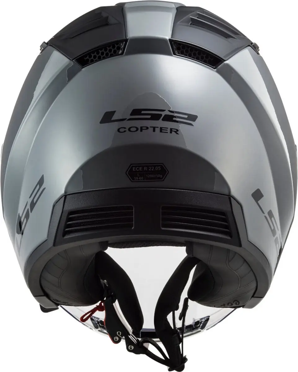 LS2 OF600 Copter II Solid Nardo Grijs Jethelm - L