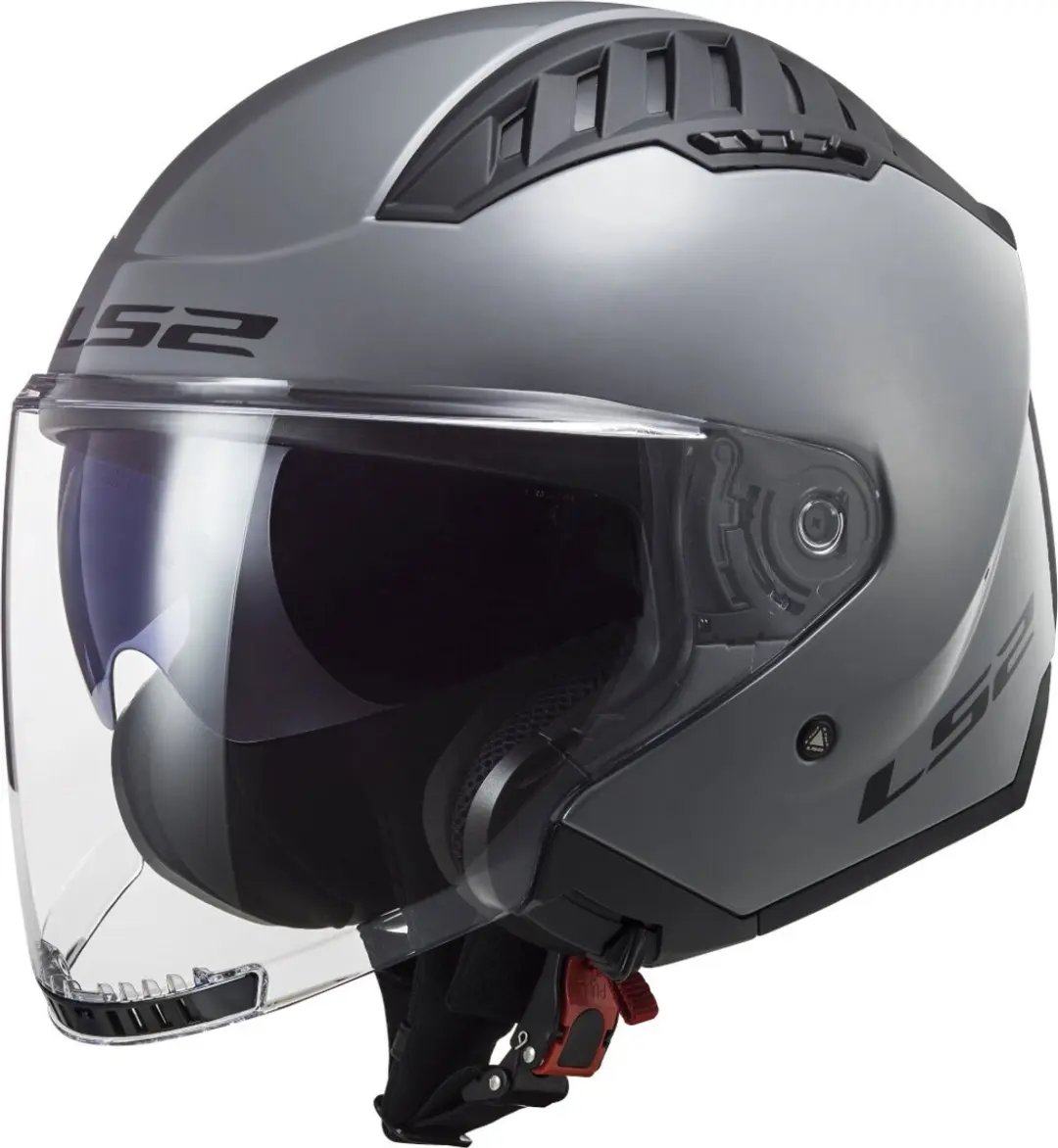 LS2 OF600 Copter II Solid Nardo Grijs Jethelm