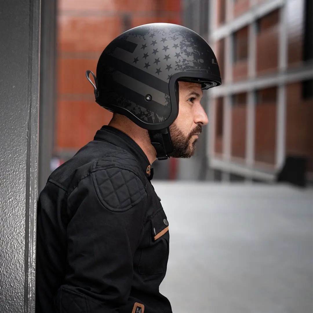 LS2 Spitfire II Helm - Mat Zwart - Maat S