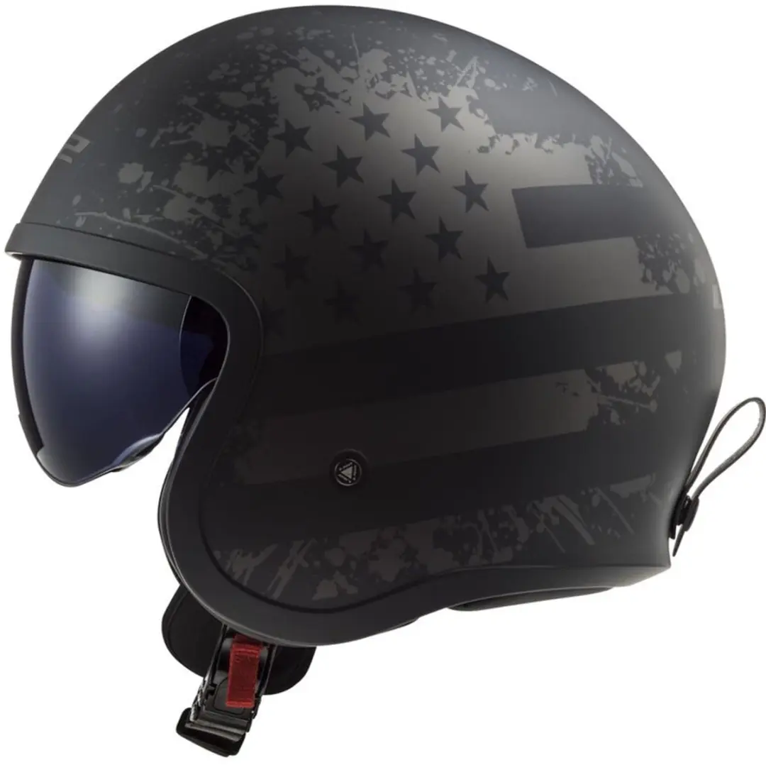LS2 Spitfire II Helm - Mat Zwart - Maat S