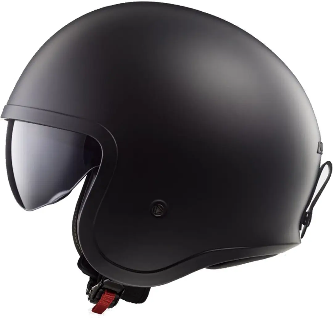 LS2 Spitfire II Solid Mat Zwart Jethelm - Maat S