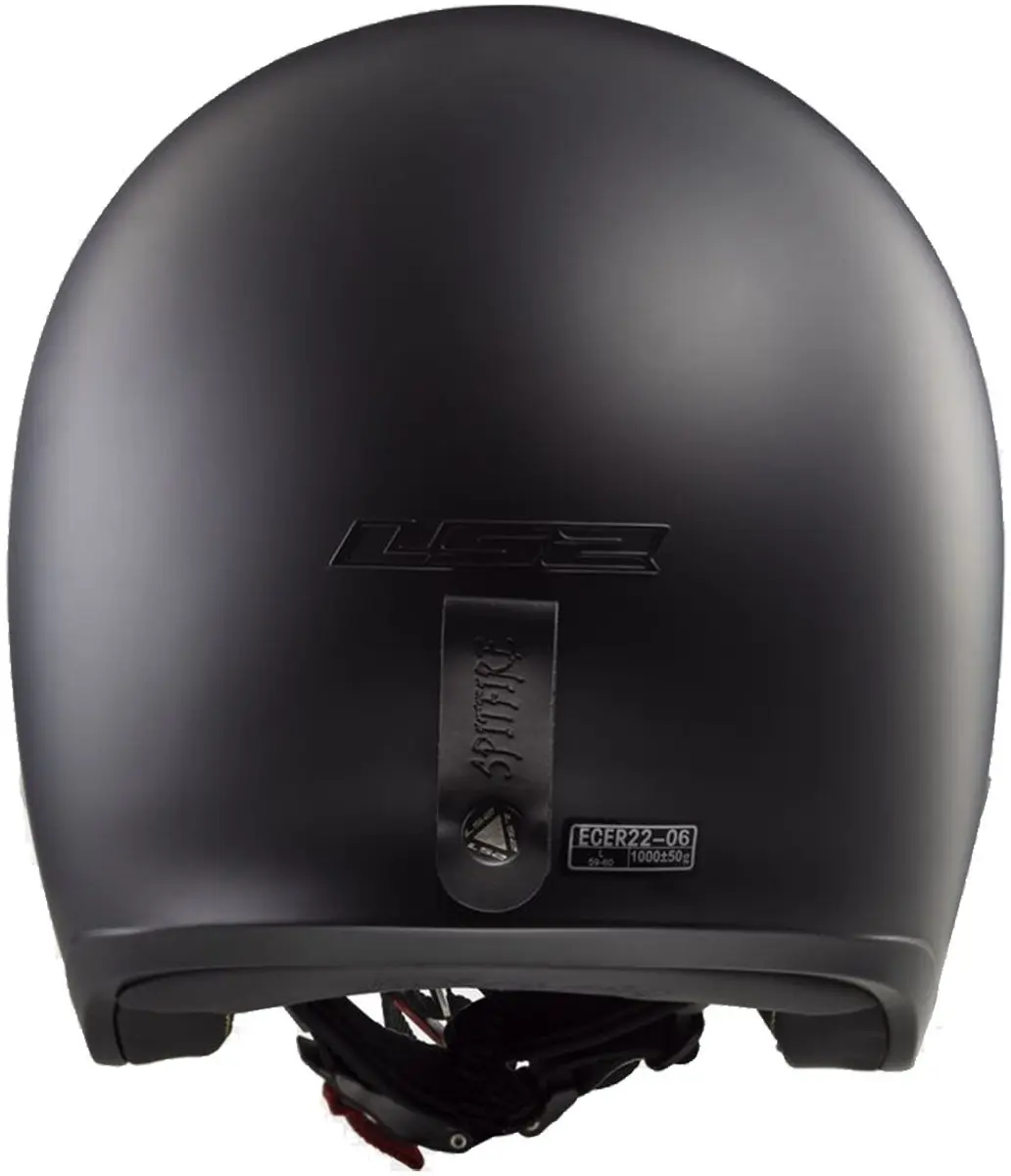 LS2 Spitfire II Solid Mat Zwart Jethelm - Maat S