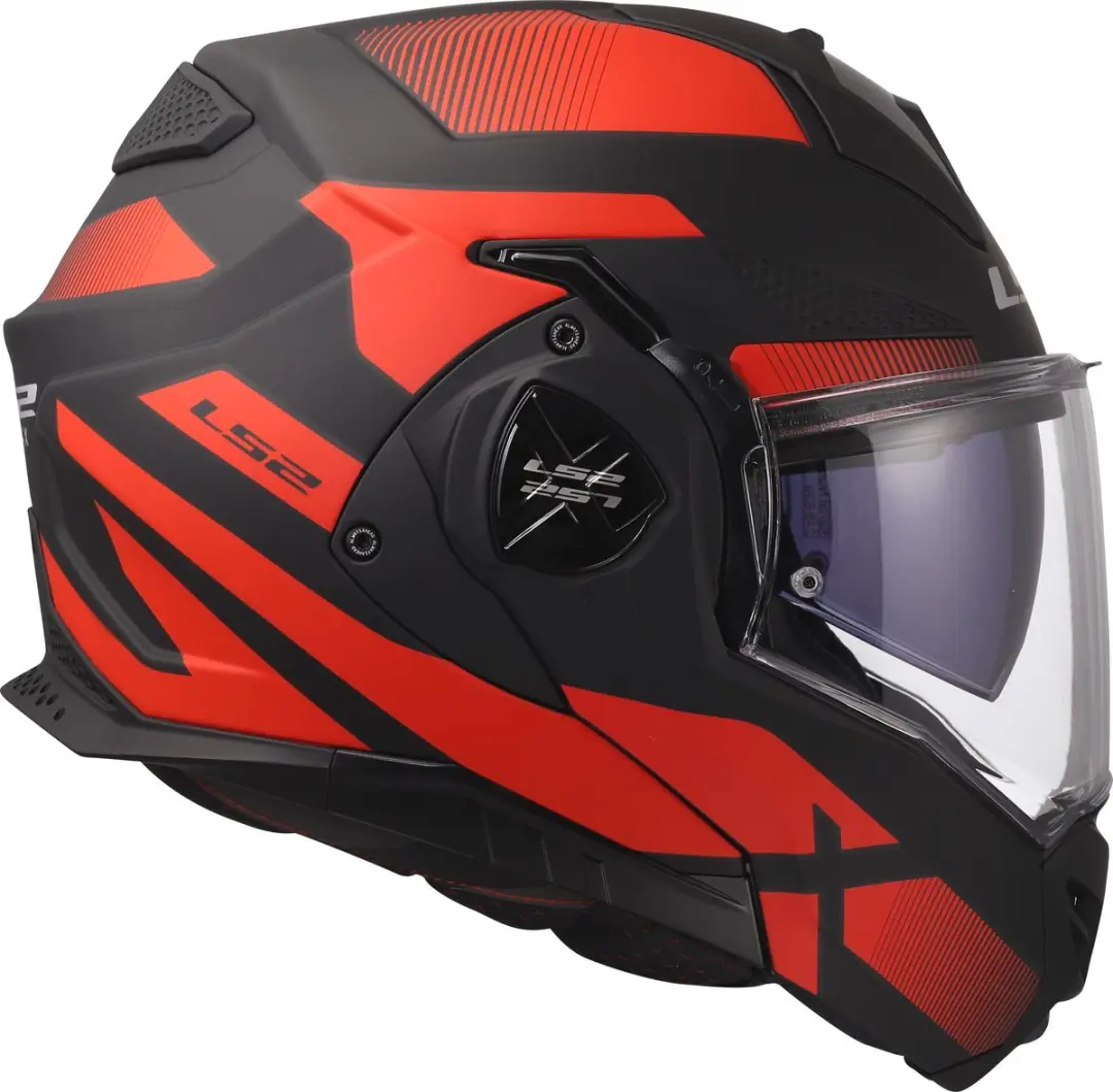 LS2 FF901 Advant X Nova Helm - XXXL - Zwart/Rood