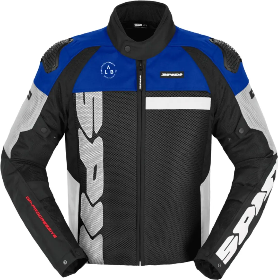 Spidi Progressive Net Windout Jas Wit Licht Blauw
