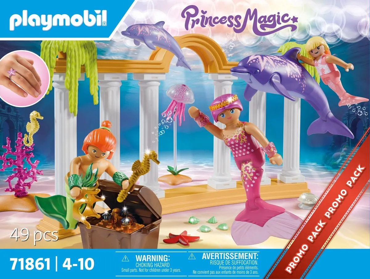 Playmobil Zeemeermin Schat met Dolfijnen 71861 - Multicolor