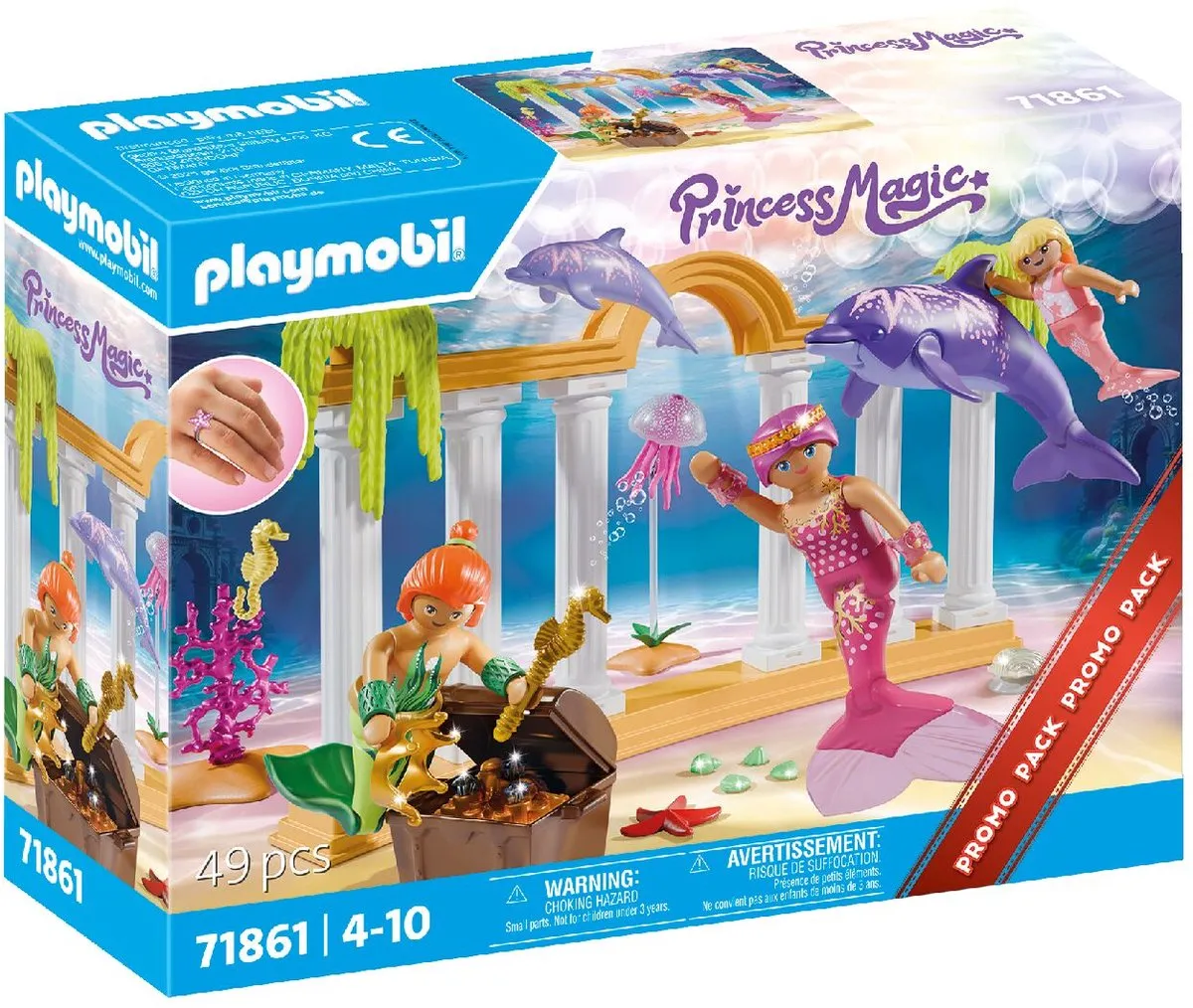 Playmobil Zeemeermin Schat met Dolfijnen 71861 - Multicolor