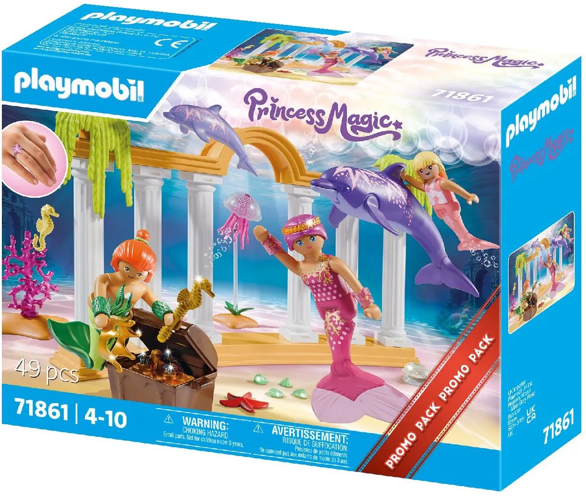 Playmobil Zeemeermin Schat met Dolfijnen 71861 - Multicolor
