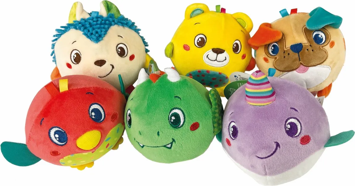 Clementoni Soft Animal Friends Knuffels - Multicolor