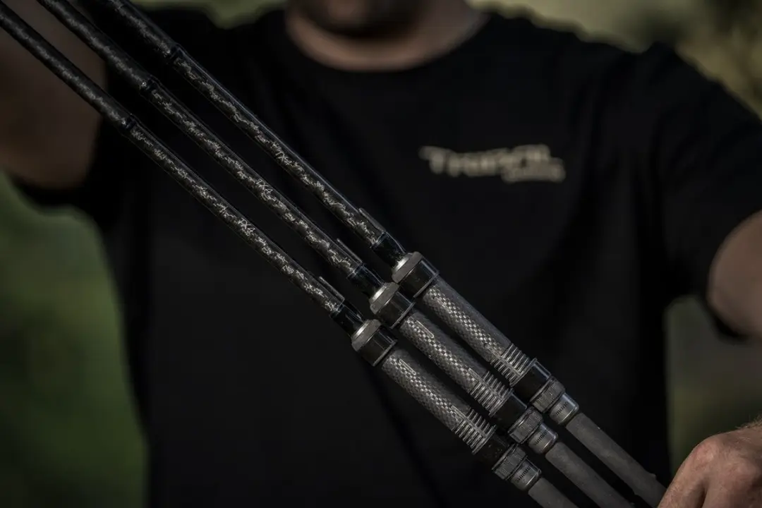 Shimano Tribal TX-4A Carp Hengel - 6 Ogen - Zwart - afbeelding 5 van 6