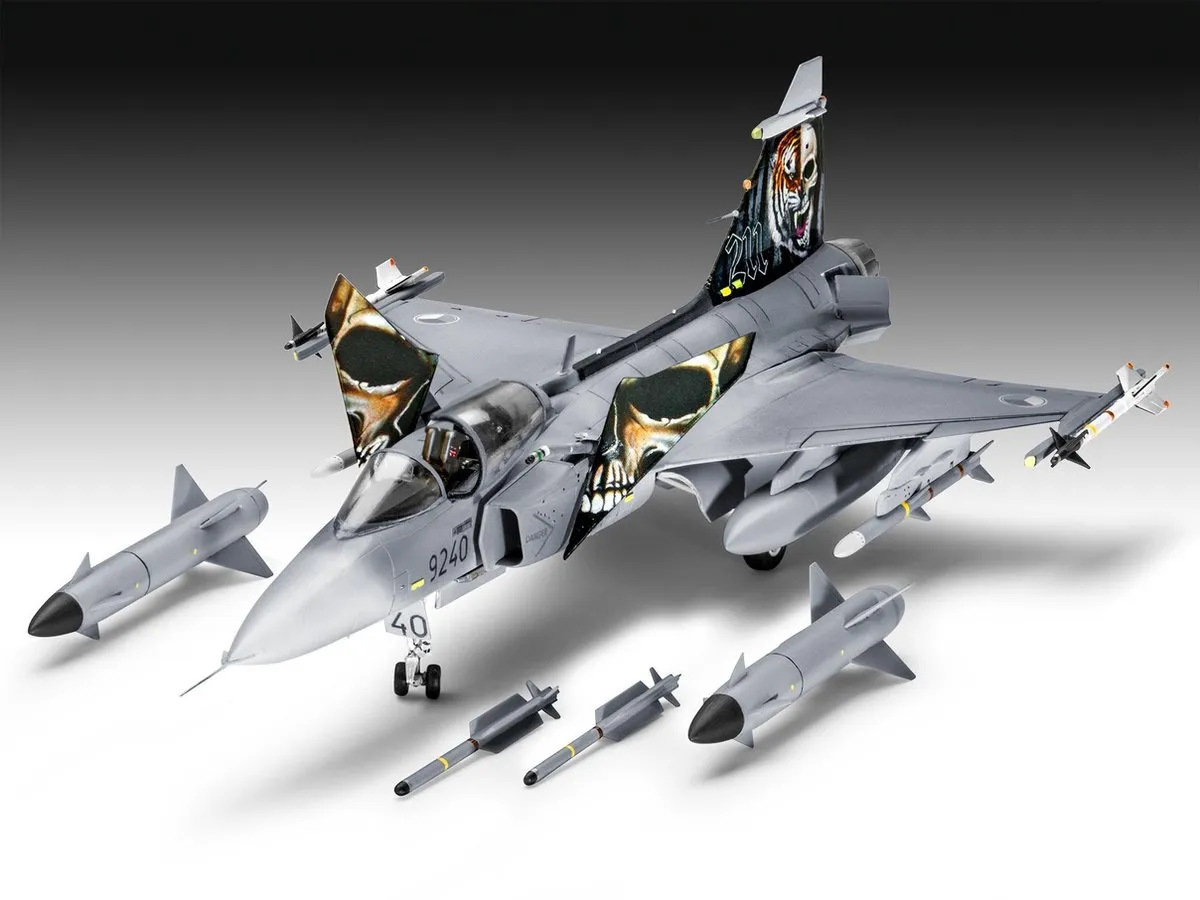 Revell Saab JAS-39C Gripen 1:72 Montagekit - 110 Onderdelen