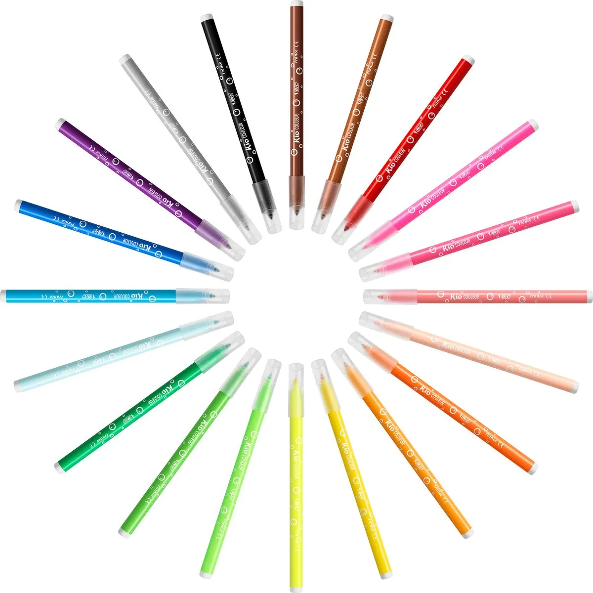 Bic Kids Kid Couleur Viltstiften - 24 Stuks