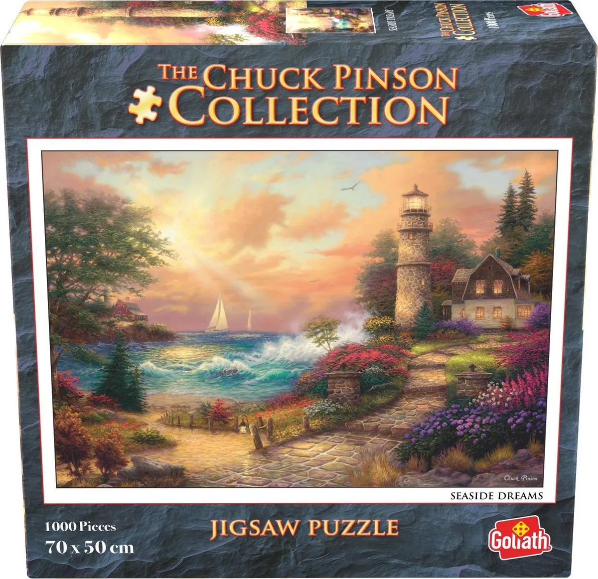 Goliath Chuck Pinson Seaside Dreams Puzzel - 1000 Stuks - Multicolor