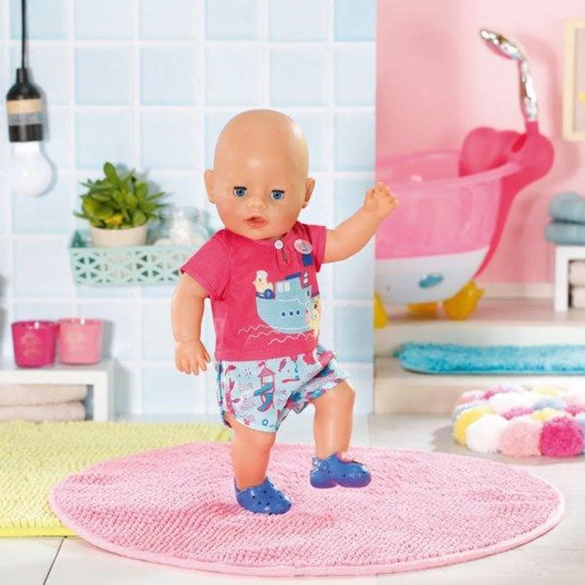 Baby Born Bath Pyjama 43cm - Multicolor