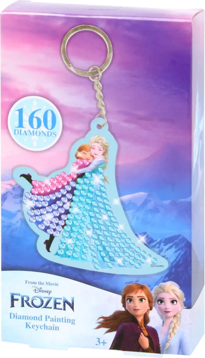 Disney Frozen Diamond Painting Sleutelhanger