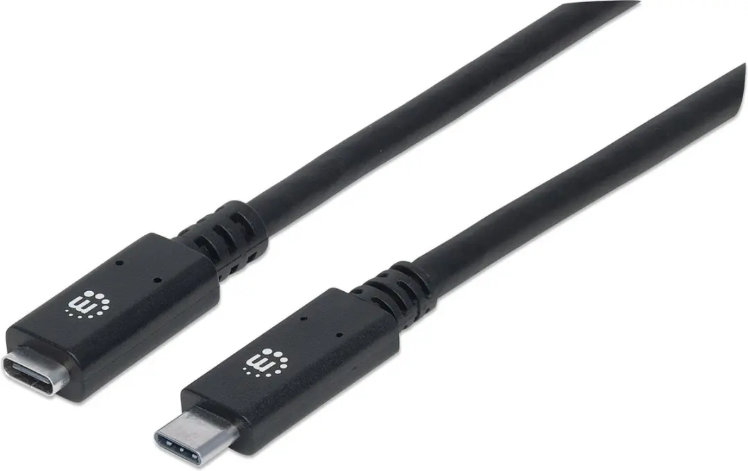 Manhattan USB-C Kabel 355230 0,5m - USB 3.2 Gen2 - 100W - Zwart - afbeelding 4 van 6