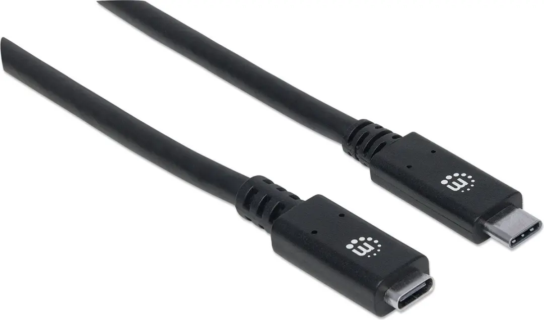 Manhattan USB-C Kabel 355230 0,5m - USB 3.2 Gen2 - 100W - Zwart - afbeelding 5 van 6